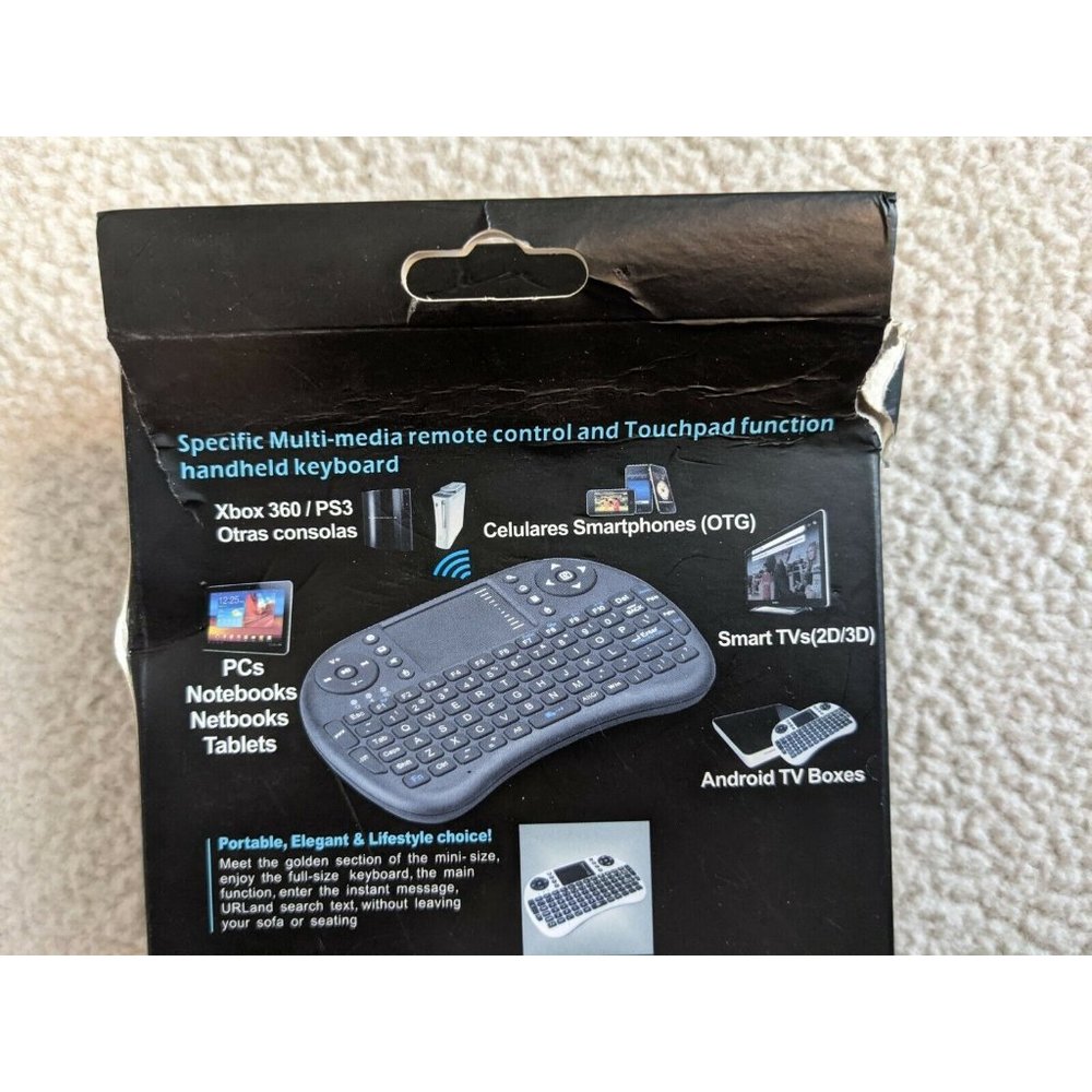 Mini Portable Wireless Keyboard With Touchpad T2 - Picture 9 of 10